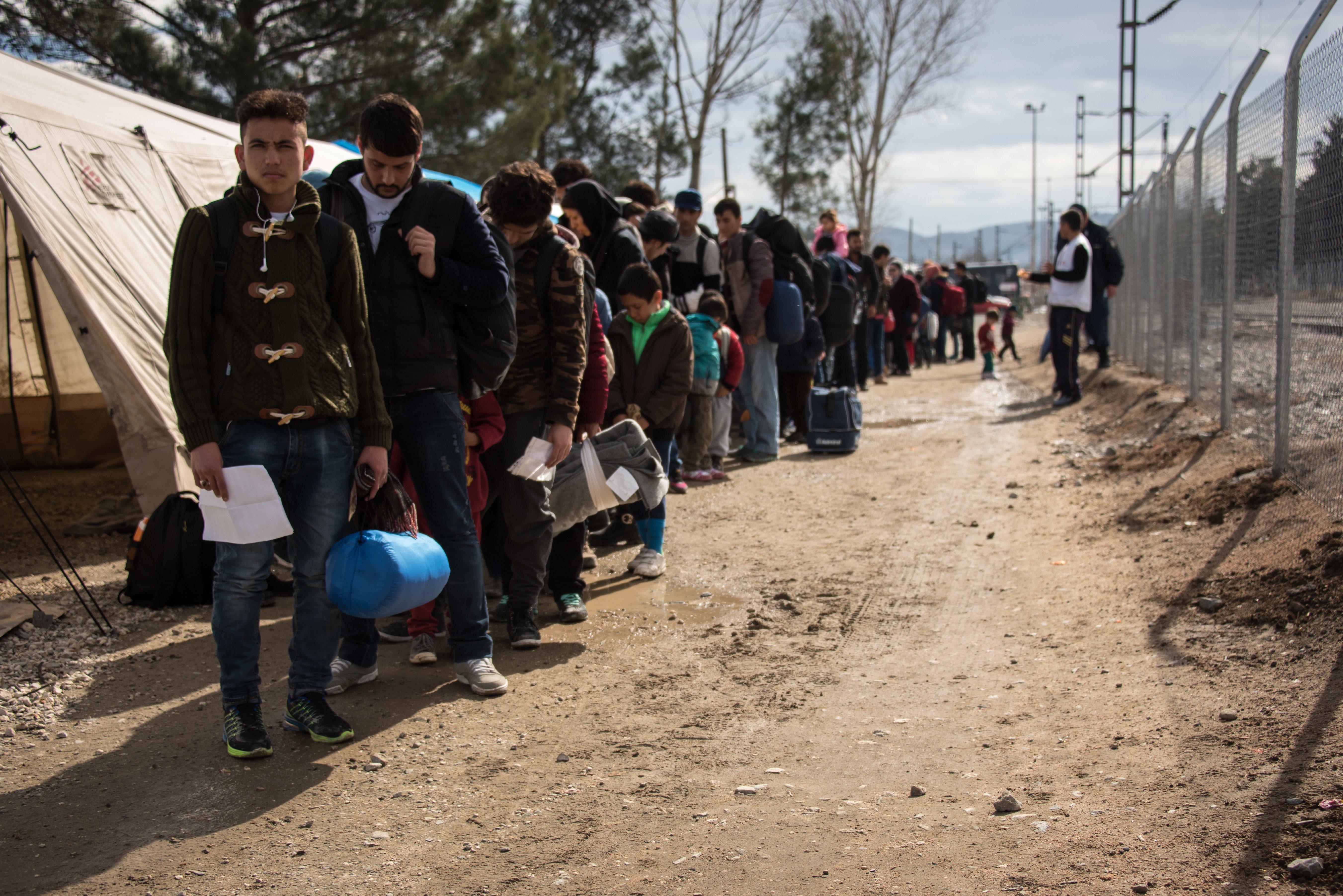 Refugees Camp in Greece