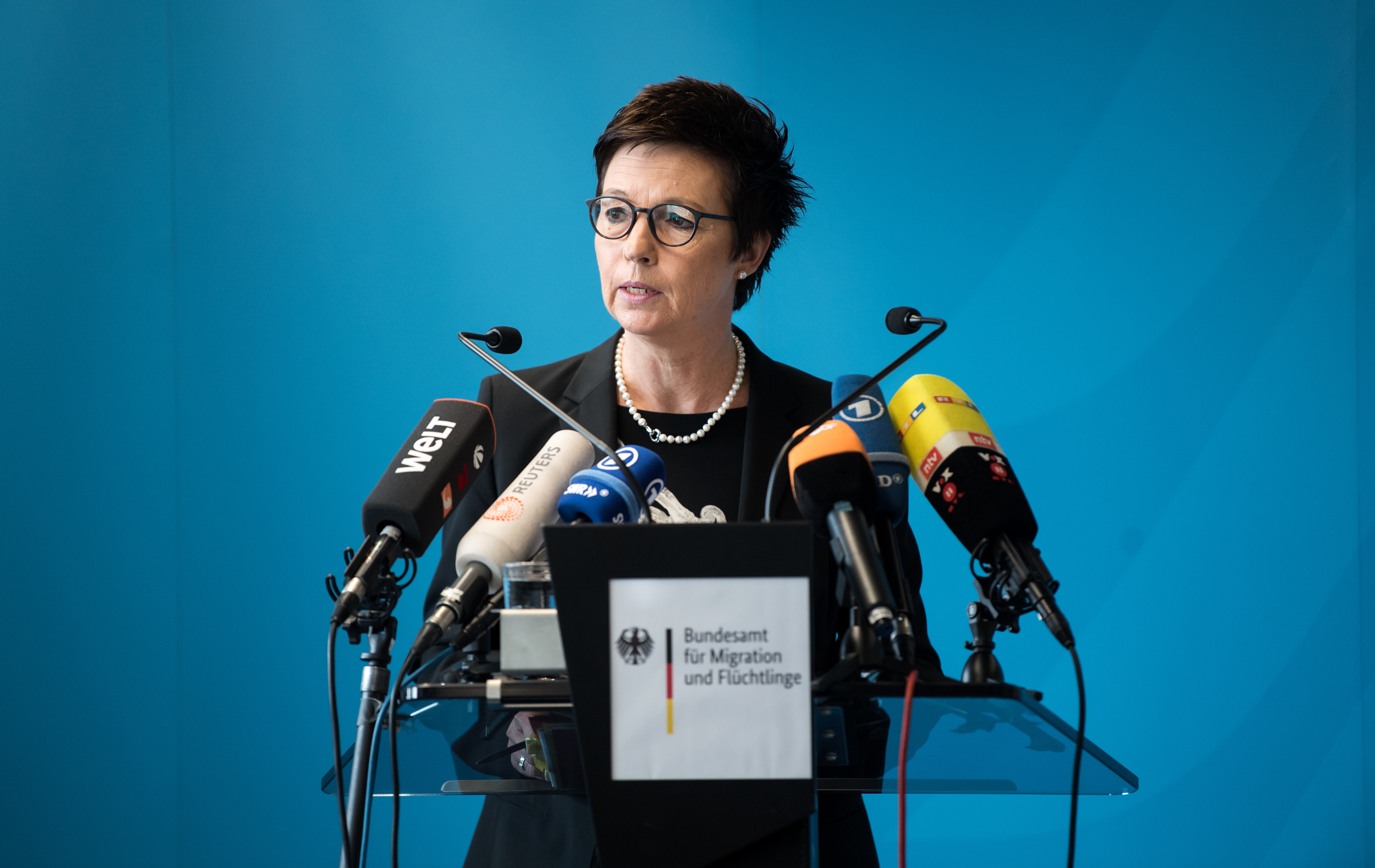 Pressekonferenz mit Bamf-Präsidentin Jutta Cordt