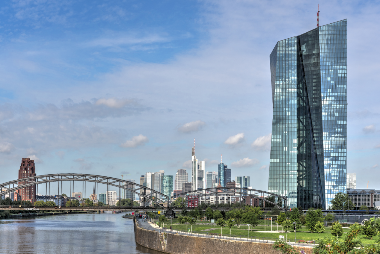 Europäische Zentralbank EZB in Frankfurt