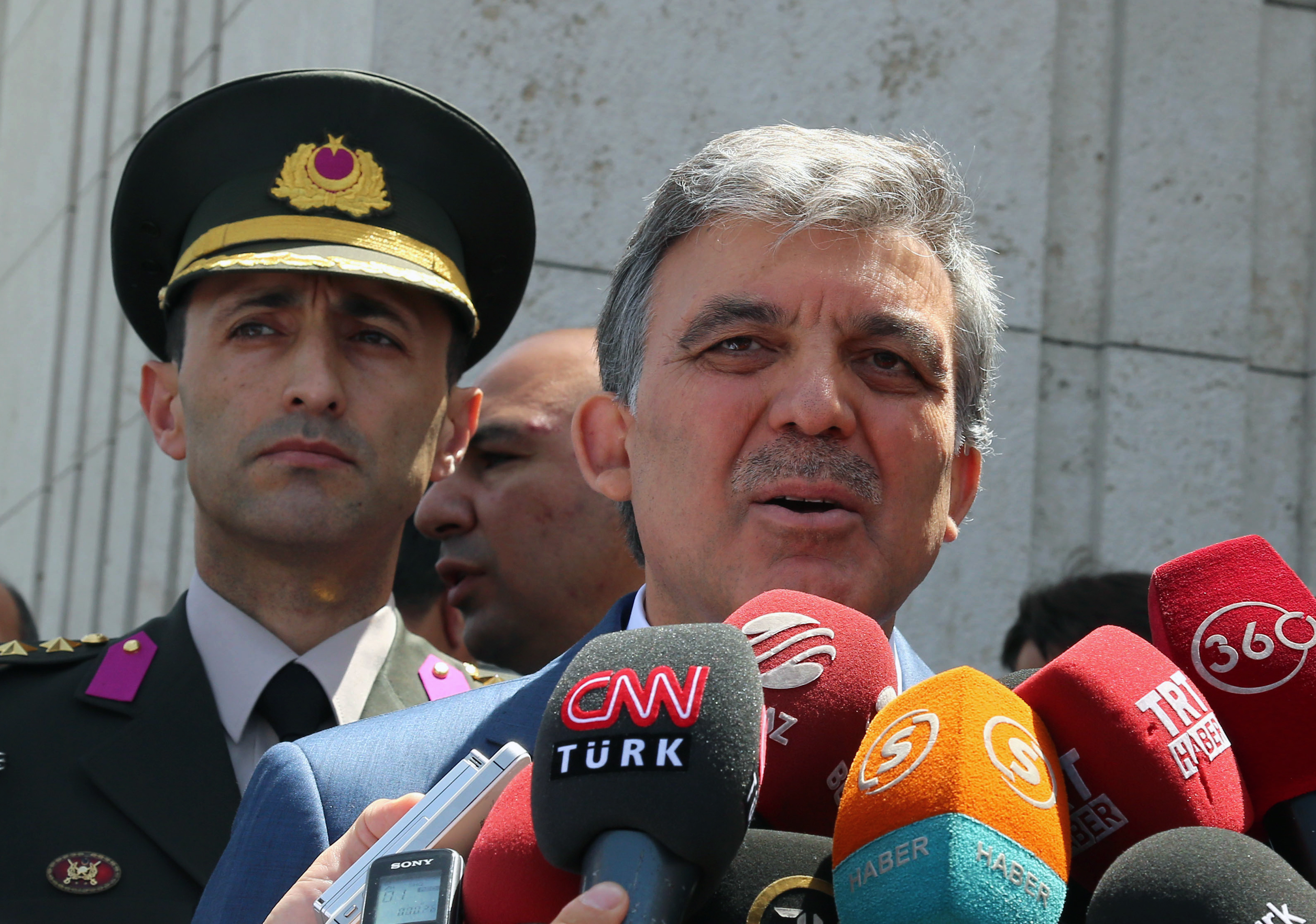 Abdullah Gul (vorne)