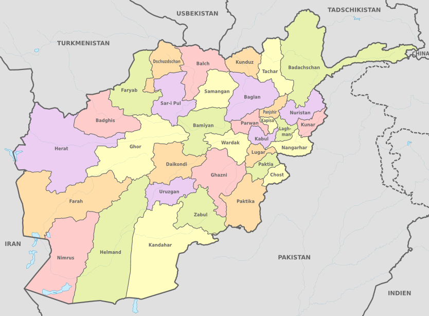 Provinzen in Afghanistan