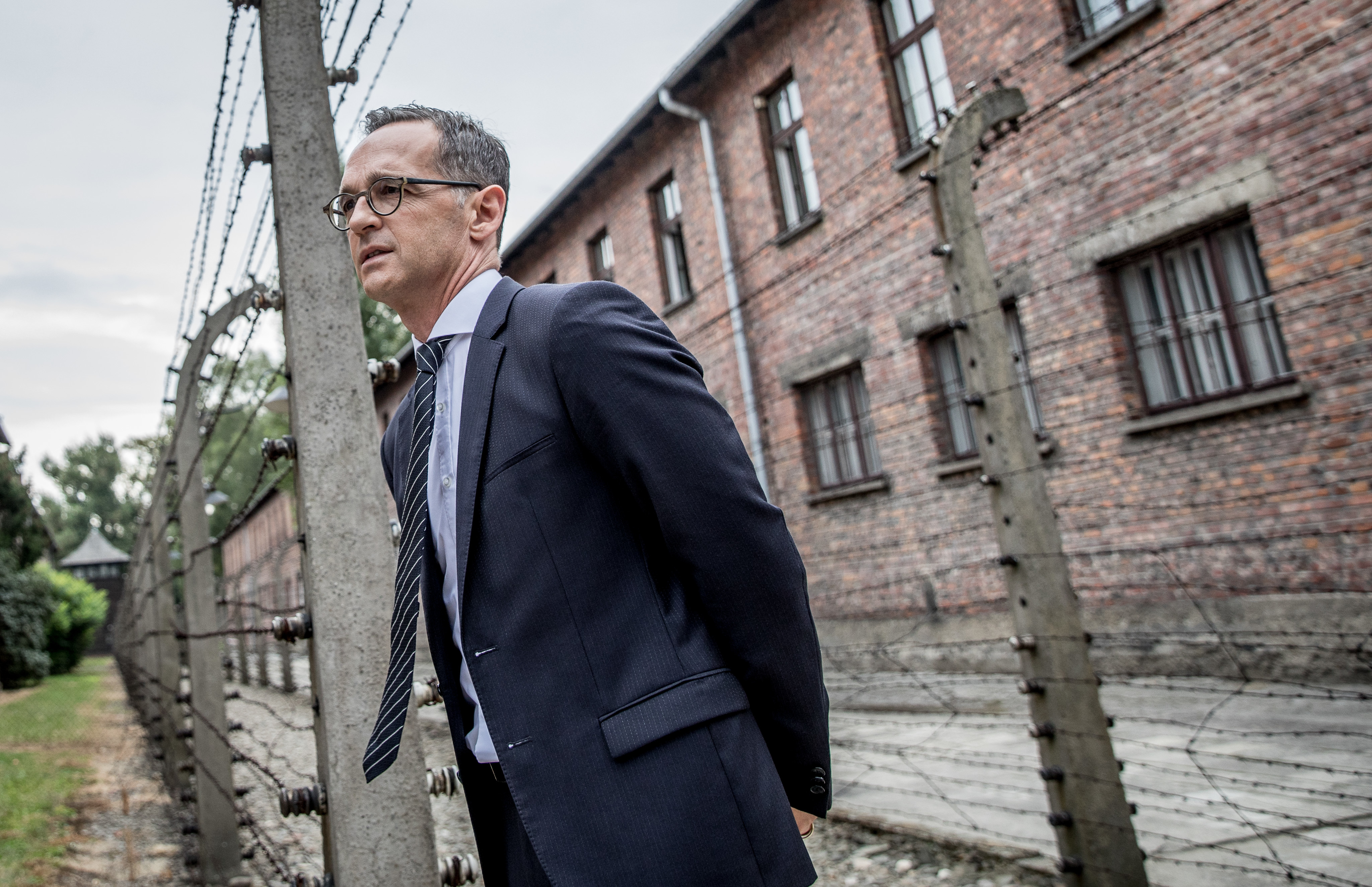 20.08.2018, Polen, Oswiecim: Außenminister Maas besucht Auschwitz