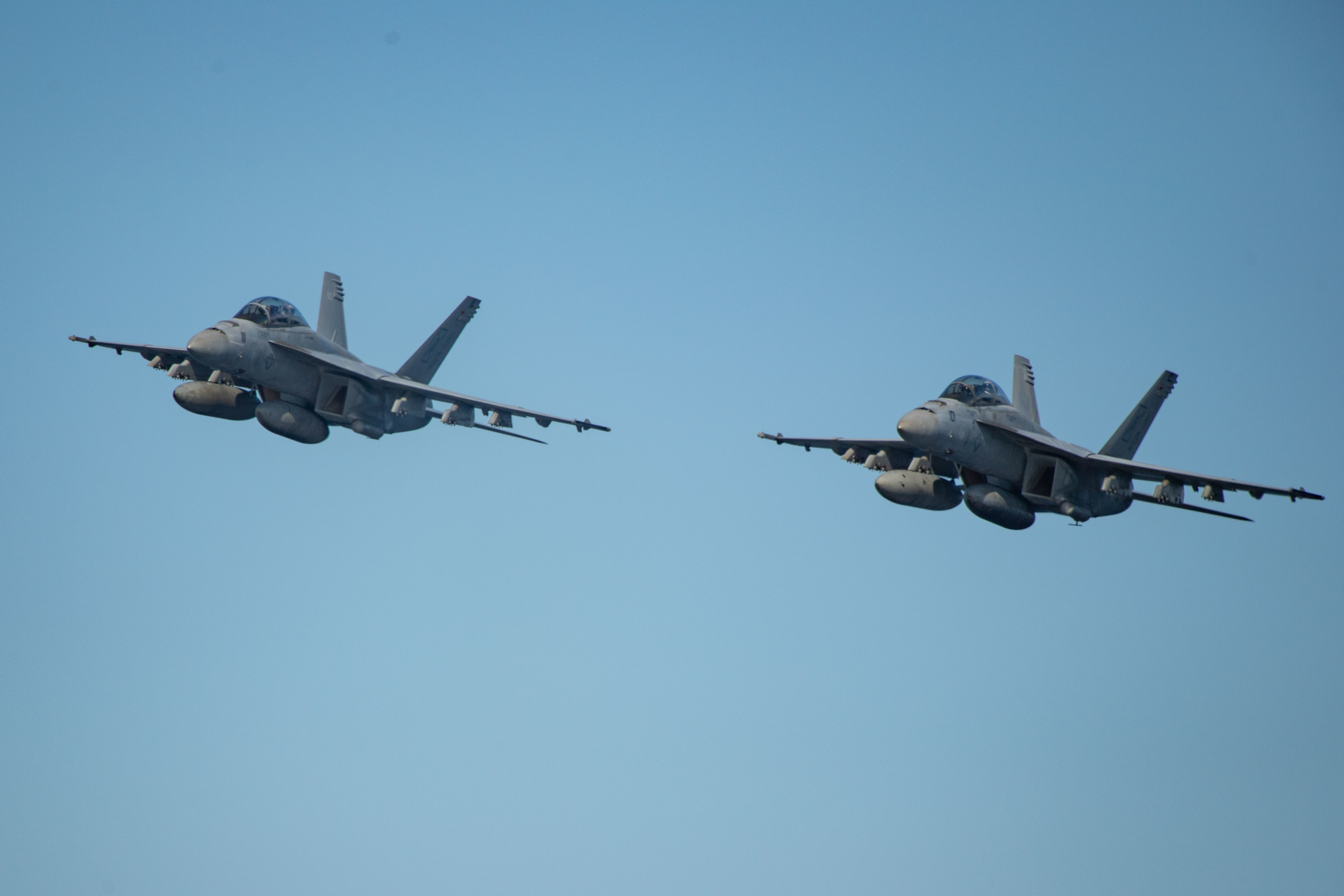 U.S. Navy F/A-18F Super Hornet Kampfjets