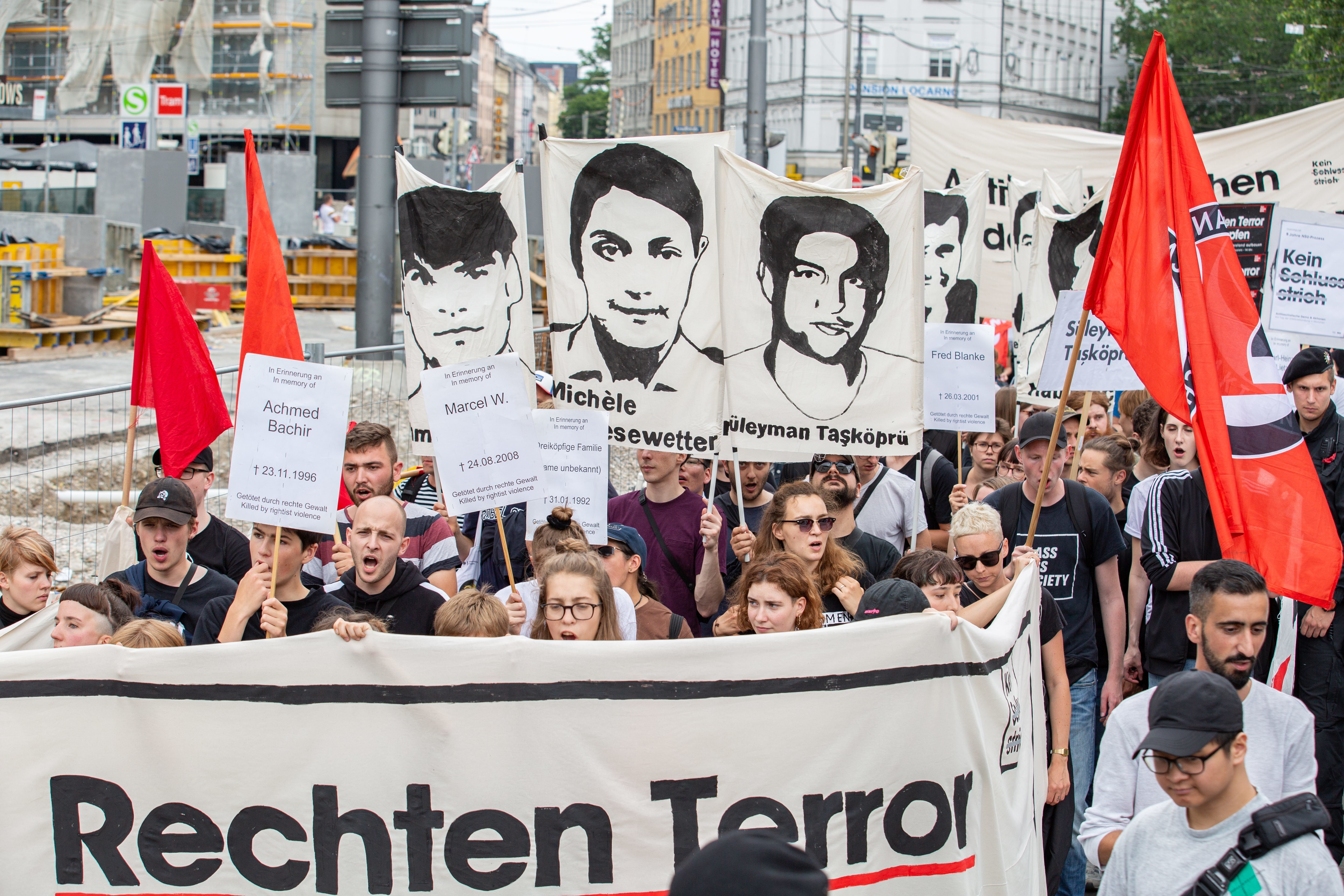 Demonstration in München
