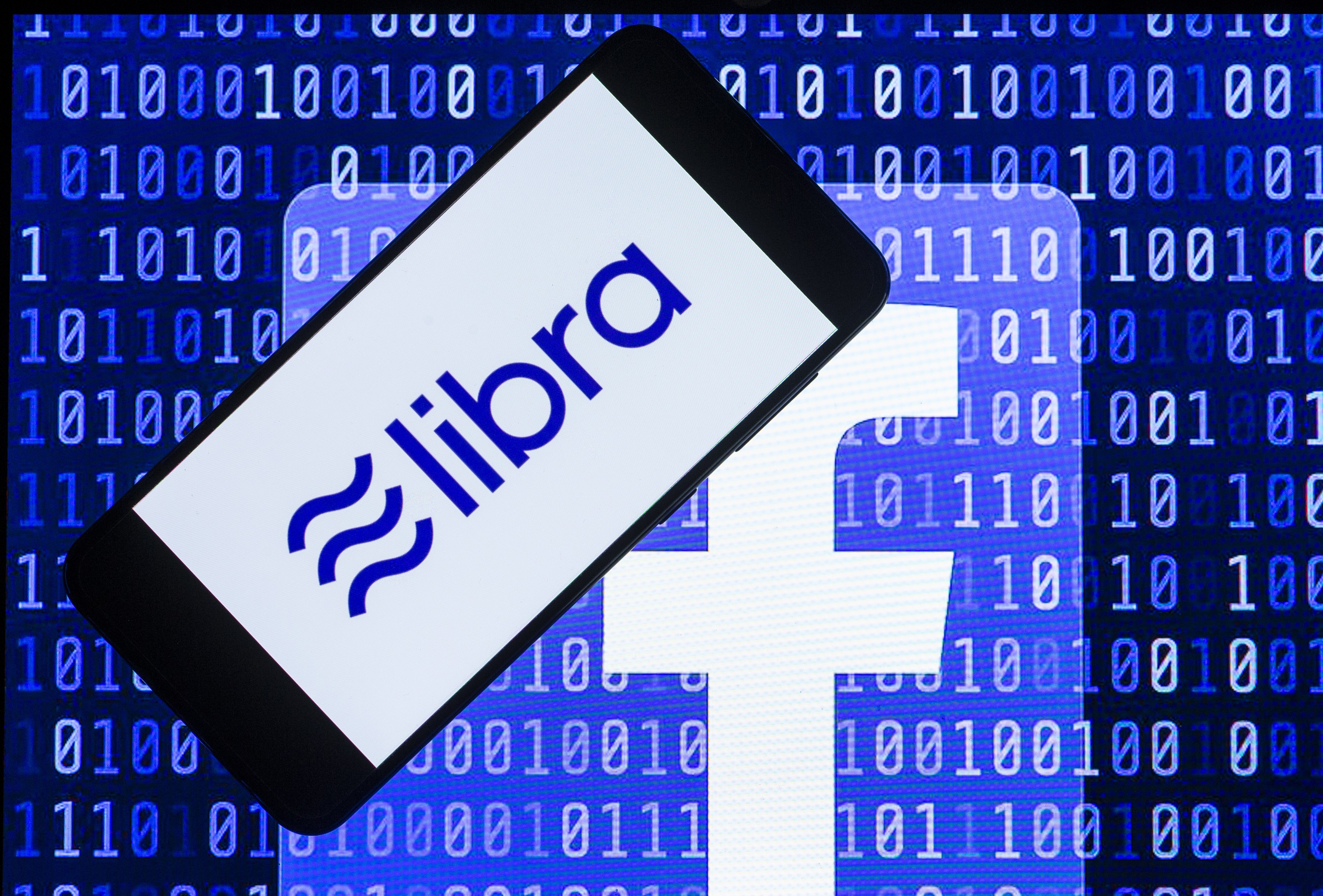 Logo der neuen Kryptowährung Libra