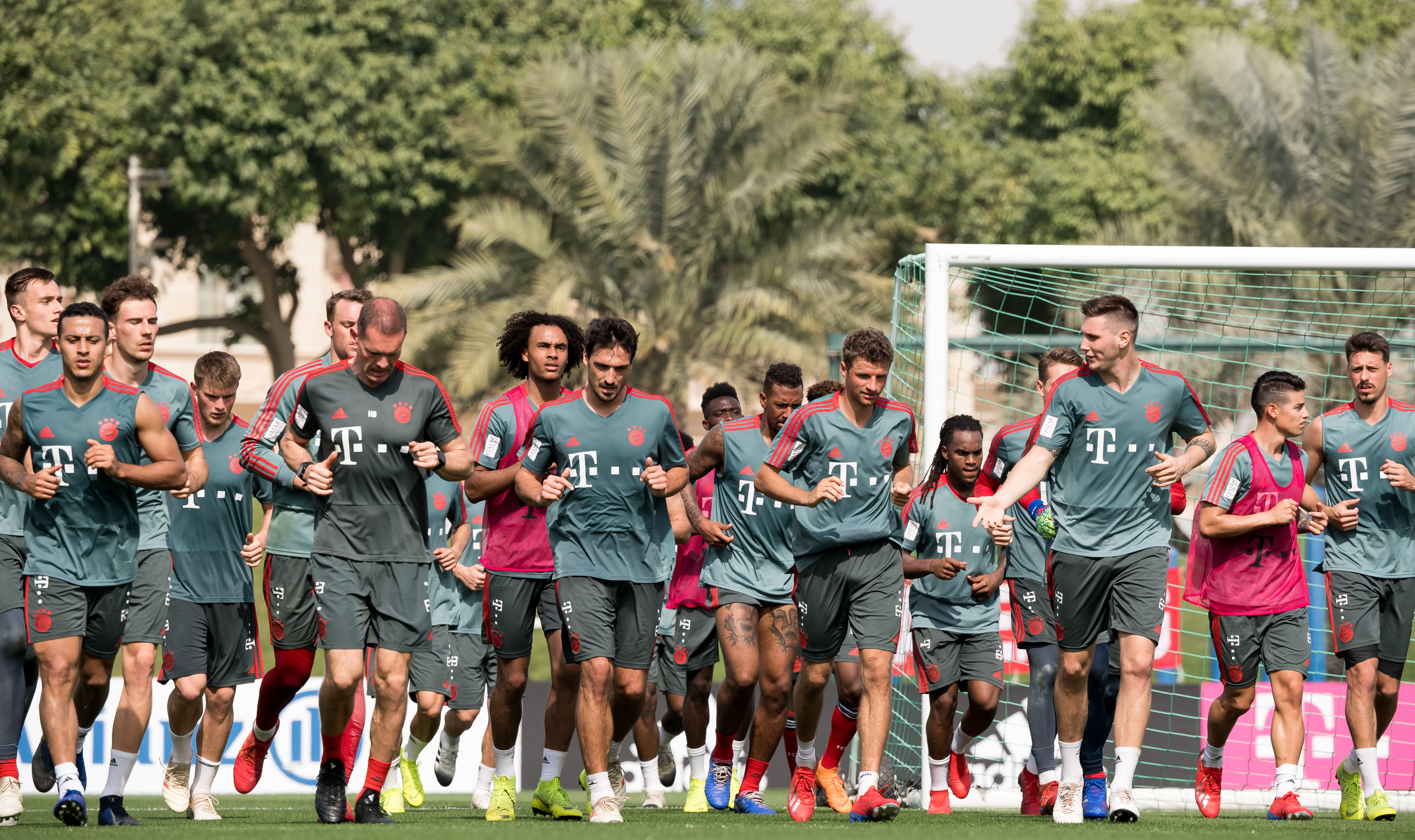 Trainingslager FC Bayern München in Doha, Katar