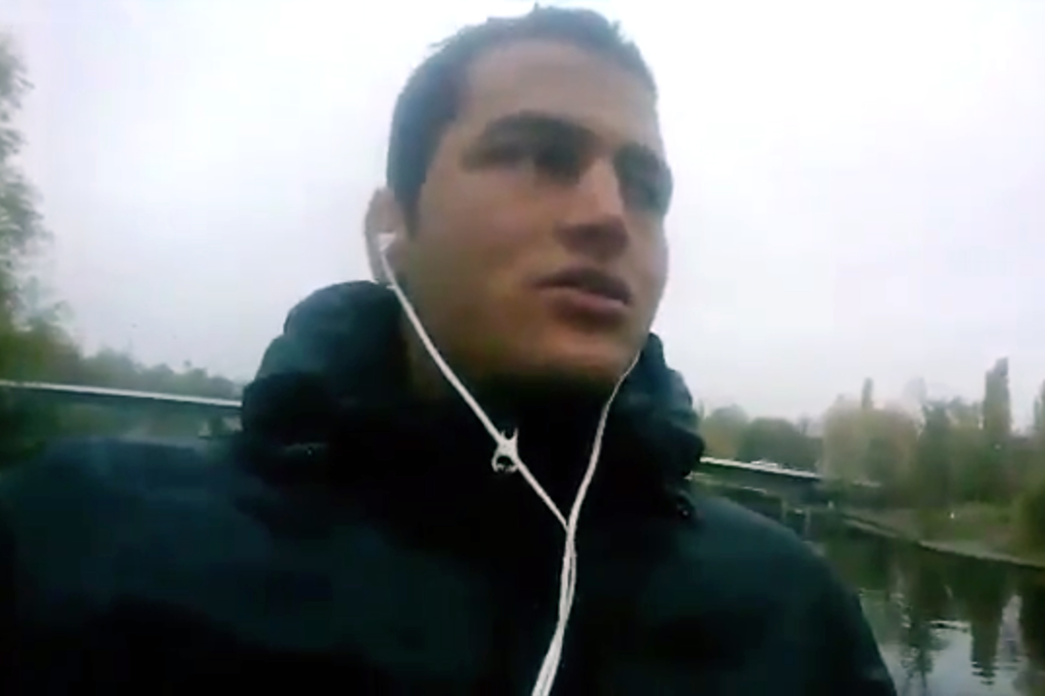 Screenshot aus Video: IS-Terrorist Anis Amri